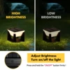 Outdoor Solar Post Light Solar Pillar Lights Modern LED Fence Deck Cap Lamp IP65 Waterproof Landscape Column Lighting for Flat 4