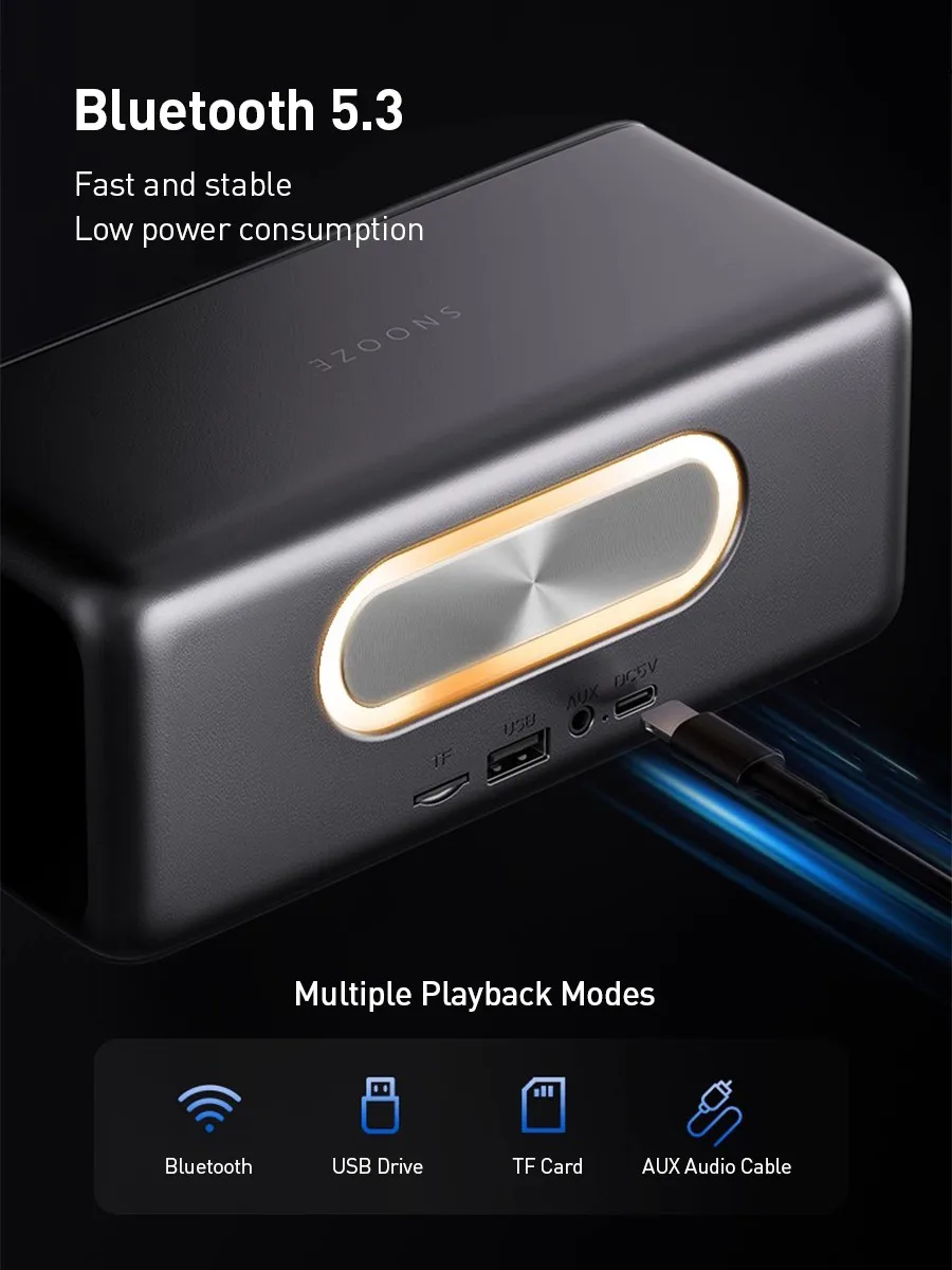 Philips TAS3609 Bluetooth-Lautsprecher mit Echtzeit-Temperaturanzeige_voghion.com