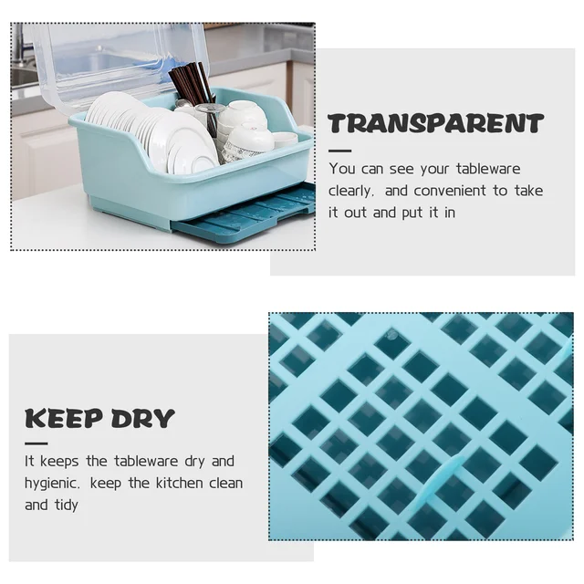 깔끔하고 위생적인 주방을 위한 플라스틱 접시 건조 랙 거치대