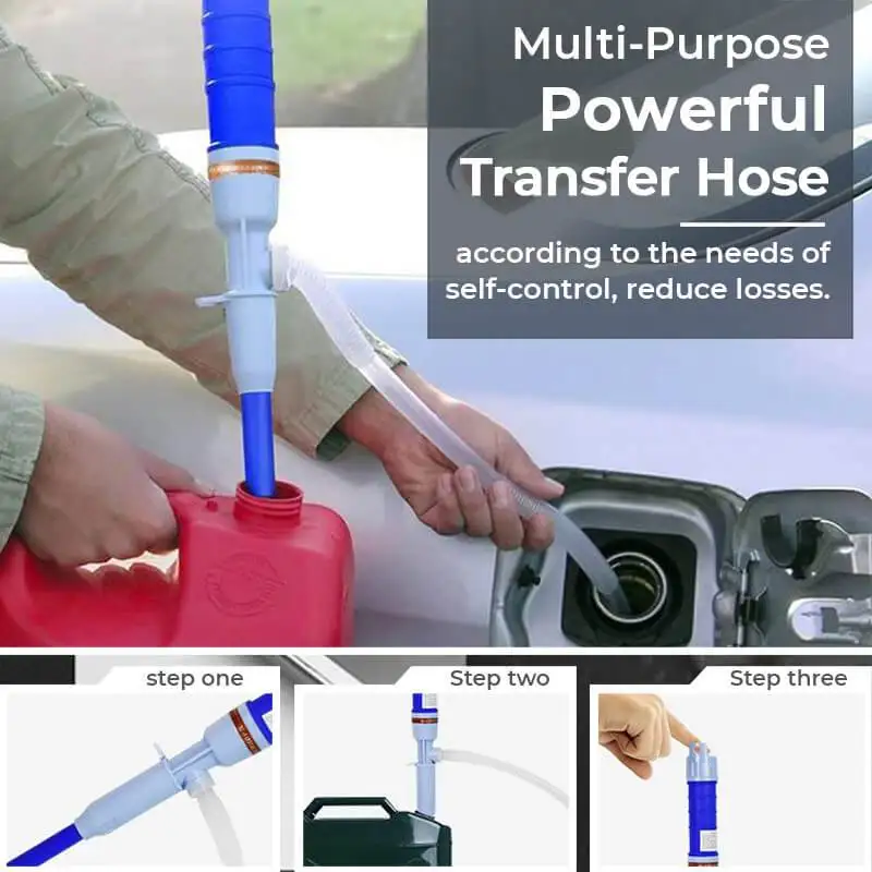 Portable Electric Pump Upgrade HandHeld Liquid Transfer Siphon Pump Battery Powered Car Vehicle Fuel Gas Water Oil Suction Pumps liquid transfer pump