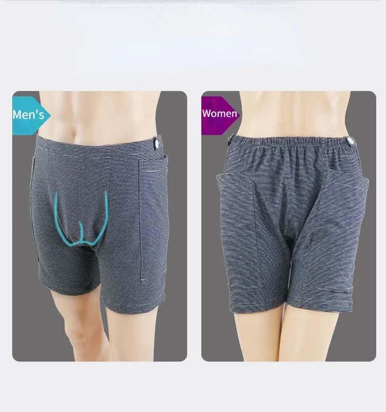 Description Picture 2 of itemDetachable Urine Bag Underwear Double Pocket Large Capacity Elderly Portable Ostomy Underwear Bowel Kidney Belt Postoperative
