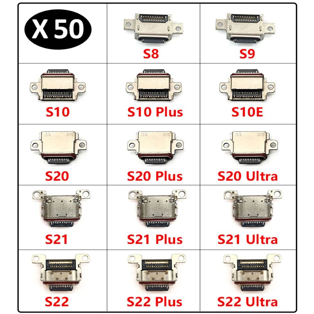 50pcsLadegertLadeanschlussUSBAnschlussDockAnschlussSteckerfr