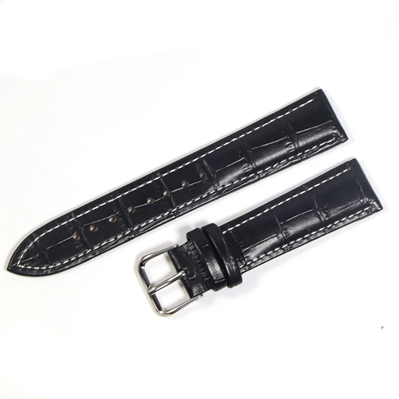 Premium Genuine Leather Watch Band - High-Quality Brown Strap
