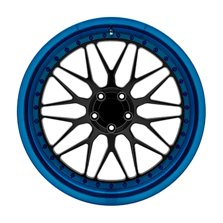 2 Piece Rims Mesh Design Aluminum Alloy Forged Car Wheels 18-23 Inch for Passenger Car Wheels 5/100 5/120 5/114.3