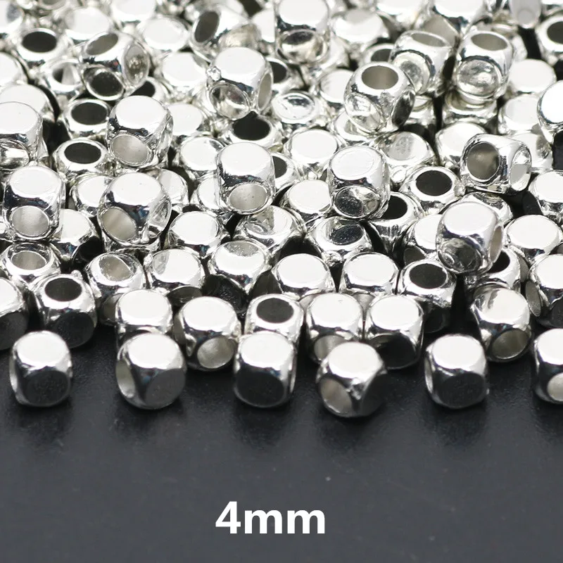 Versatile CCB Charm Spacer Beads - 100pcs Flat Round