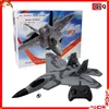 Rc Plane Fx622 Remote Control Aircraft Fixed Wing Foam Glider Small F22 Fighter Aircraft Model Toy Children'S Gift 1