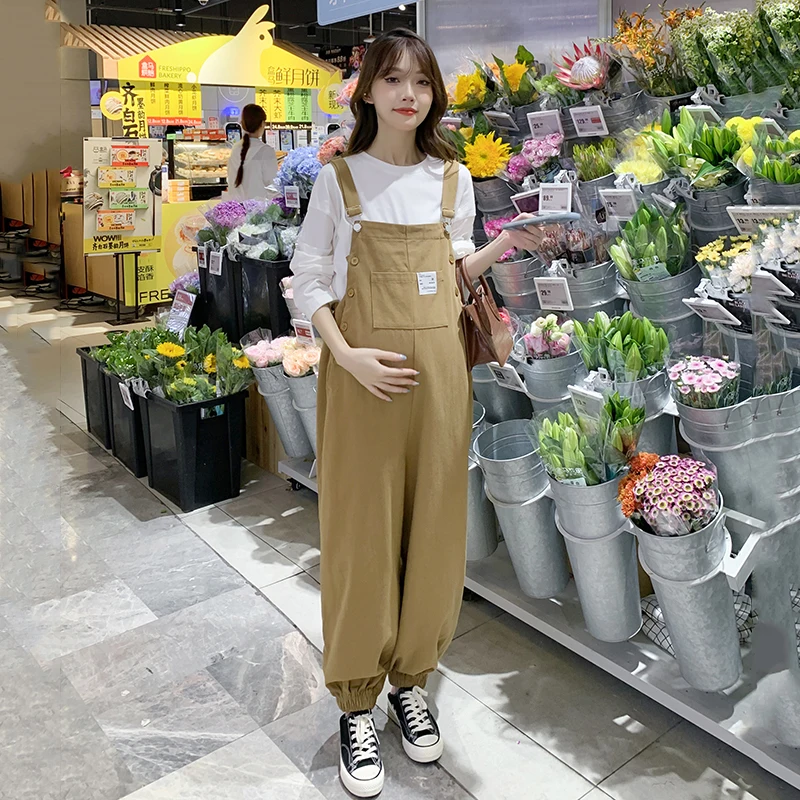 Pantaloni Premaman Gowjog - Gamba Larga, Comodi, Con Tasche, Elastici In Vita - Foto 10