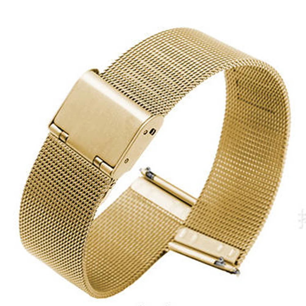 Stainless Steel Wrist Watch Strap Universal Steel Mesh Watch Strap