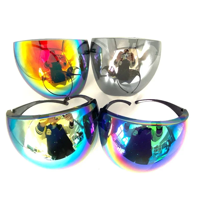 Sun Glasses Safety Glasses Protective Faceshield Transparent Anti-fog Anti-splash Full Face Covered Sunglasses