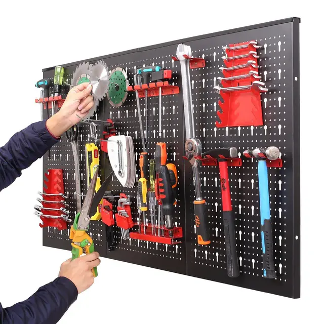 Set 53 Ganci RAACO SuperClips - Per Pannello Porta Attrezzi, Organizzazione Garage - Foto 9