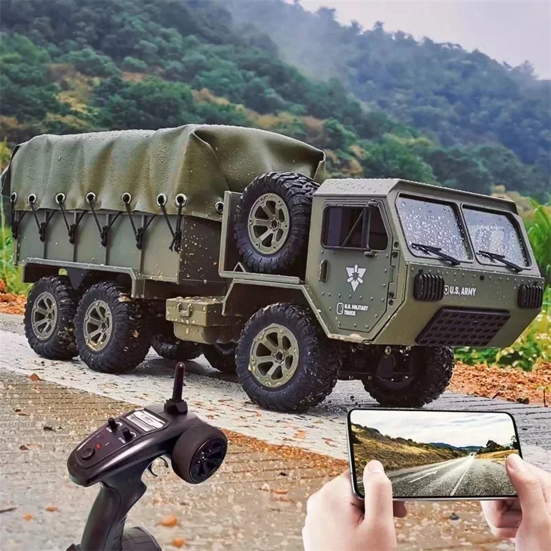 

6 Wheel Drive Heavy-duty 6 Wheel Truck Model With Load-bearing Capacity Full Proportion Rc Remote-controlled Car Toy Gift