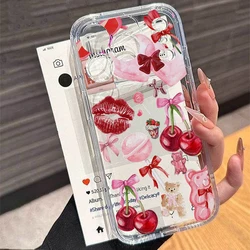 Chic Clear Floral TPU Phone Case with Flower Design for Nova 7 SE (S24481)