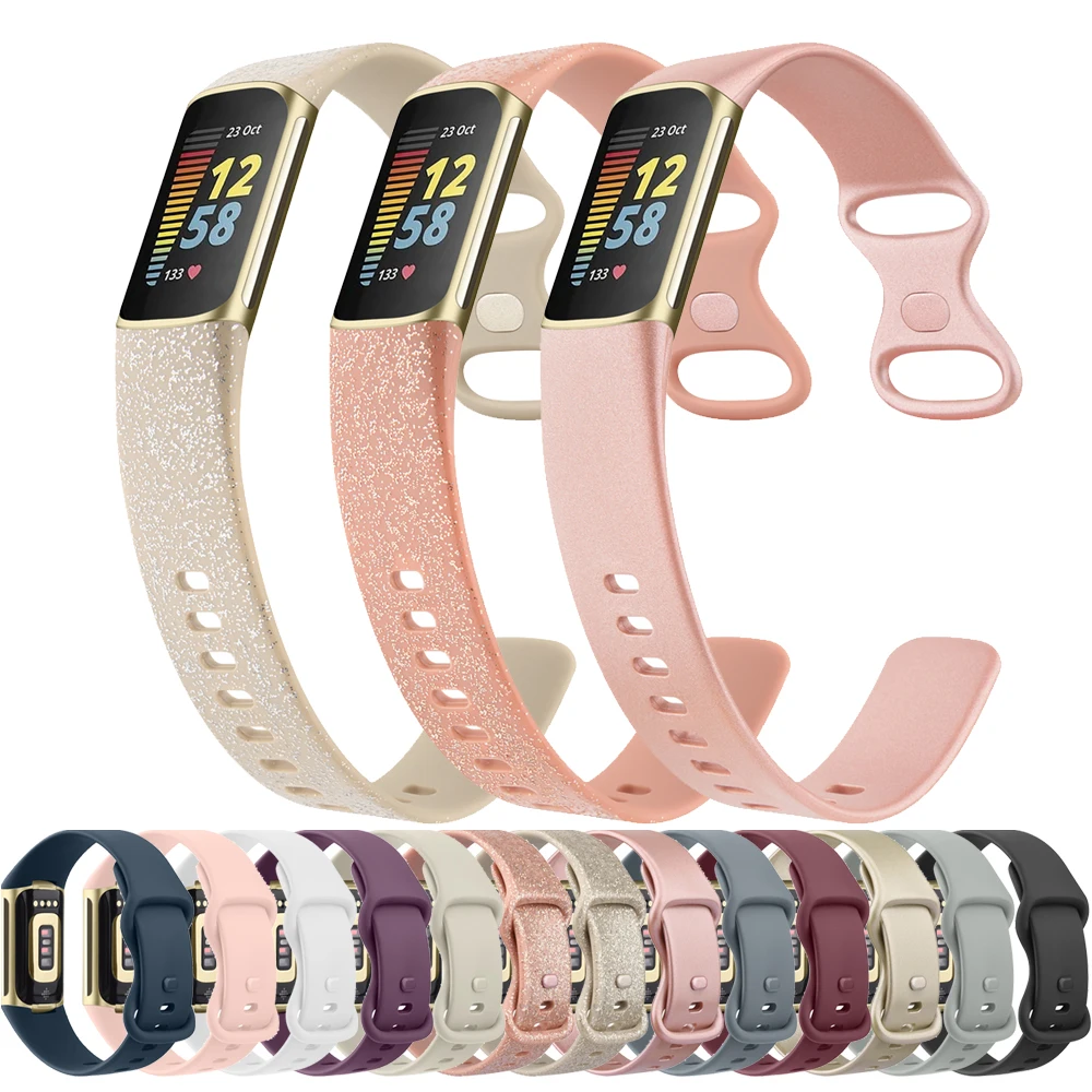 Cinturino In Silicone Morbido Per Fitbit Charge 5 6 Band Cinturino Smartwatch Bracciale Per Fitbit Charge 6 5 Cinturino Di Ricambio Per Cinturino