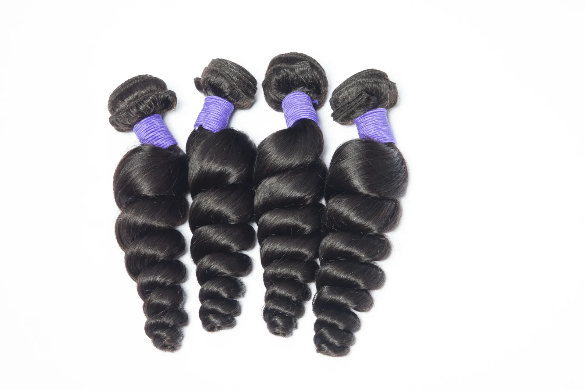 

Wig human hair curtain loose weave human hair