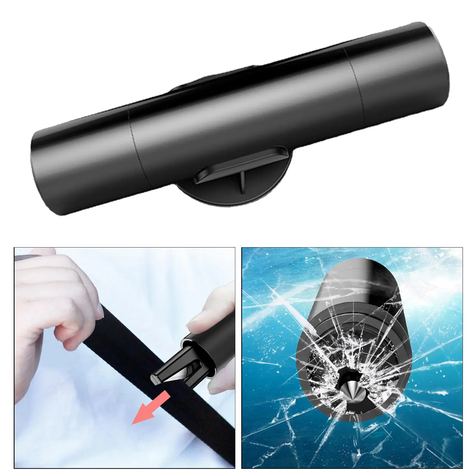 Portable Emergency Window Hammer with Cutter, Vehicles Car Truck Hammer Cutter Compact Size