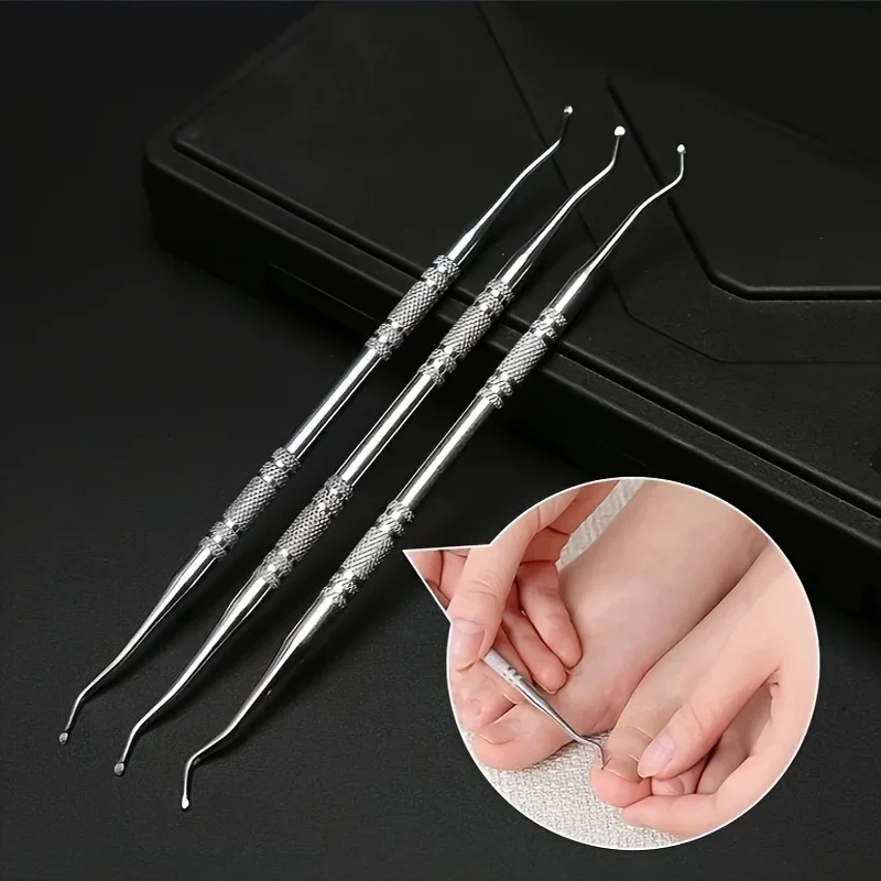 1PCS New Professional Ingrown Toe Nail Correction Lifter File Clean Installation Tool Pedicure Multi-function 6