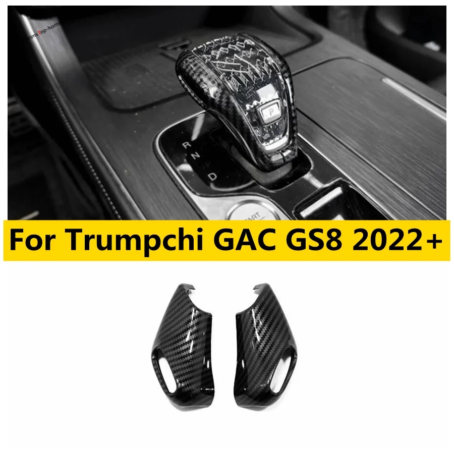 

Fit For Trumpchi GAC GS8 2022 2023 Car Accessory Transmission Gear Shift Shifter Knob Gear Head Handle Cover Trim Styling