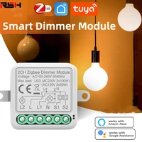 Tuya Wifi&ZigBee Smart Dimmer Switch Module 2 Way Dimmable Light Switch APP Remote Control Work With Alexa Google Home
