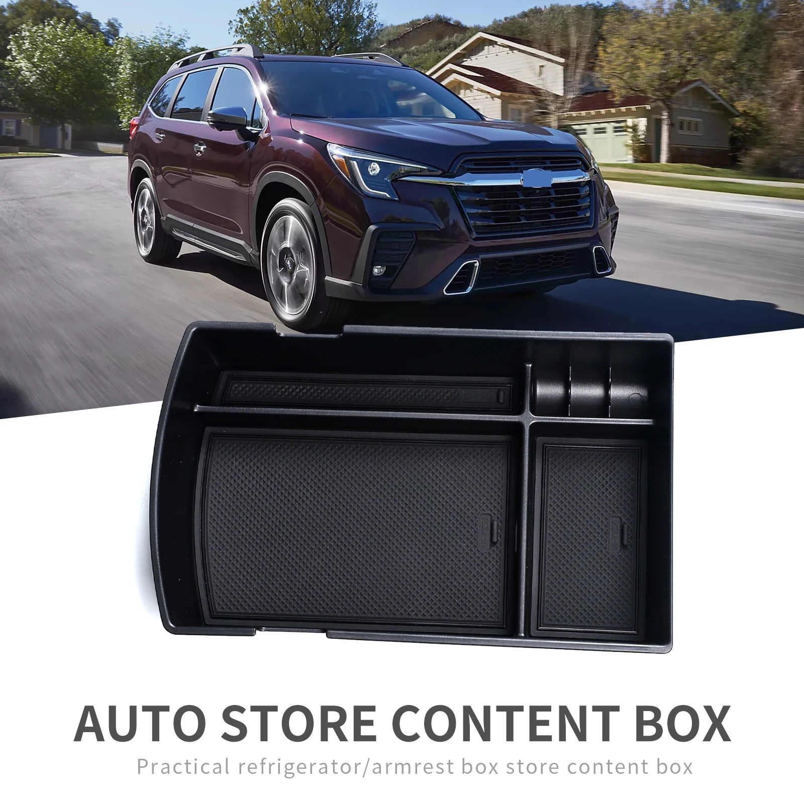 ZUNDUO Car Central Armrest Storage Box for Subaru Ascent 2023 2024