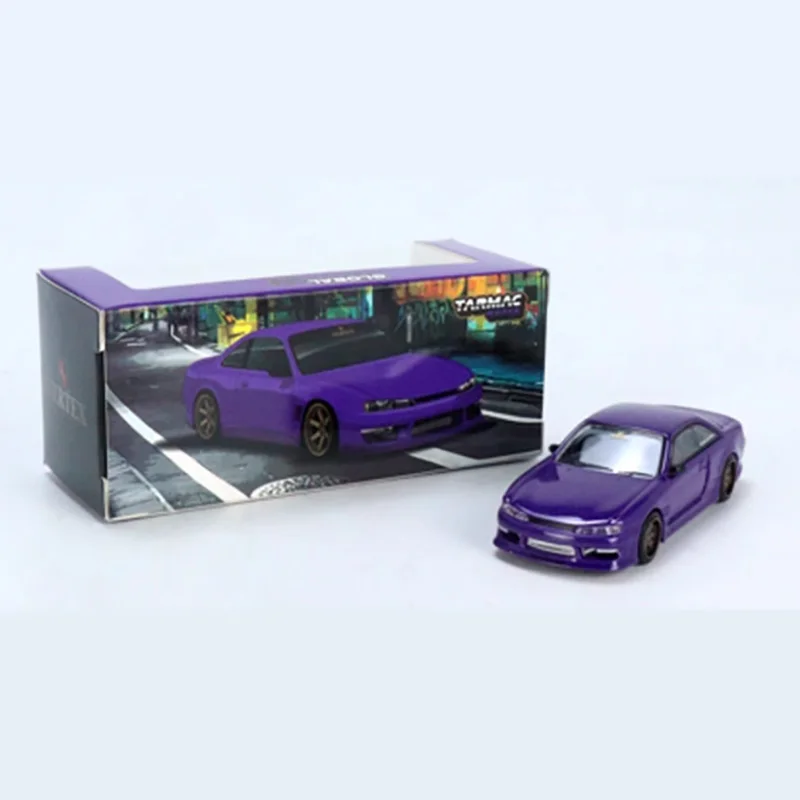 다이캐스트 체중계 Silvia S14 럭셔리카 로고 진미 합금 자동차 모델 정적 금속 소장용 장난감, 휴일 선물, 1:64