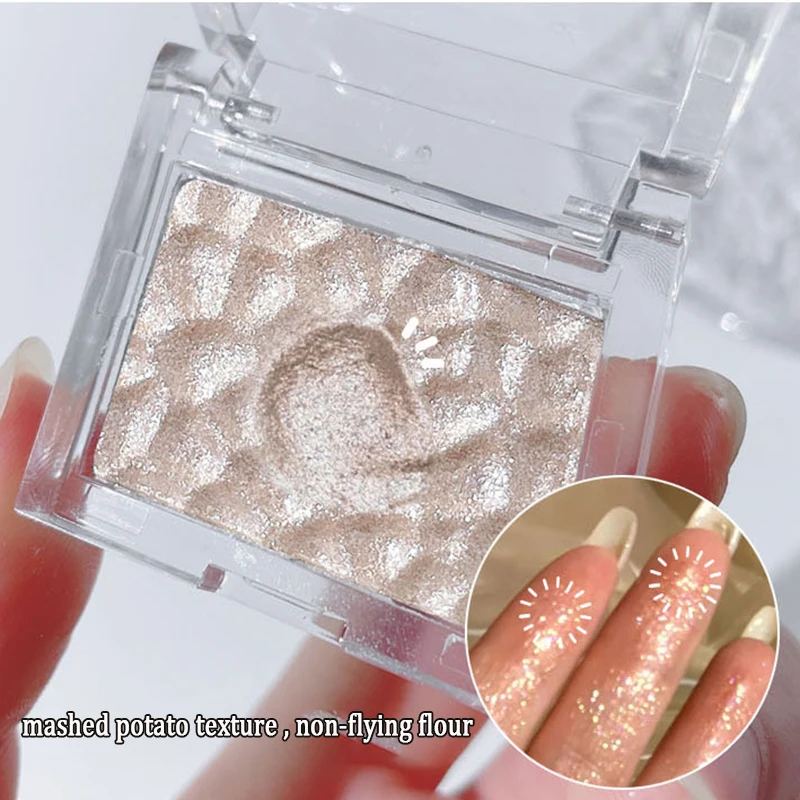 Ice Cubes Highlighter Makeup Palette Water-Light Pearl White Champagne Gold Jelly Gel Face Contour Brighten Eye Shadow Cosmetic face highlighter makeup palette contour palette