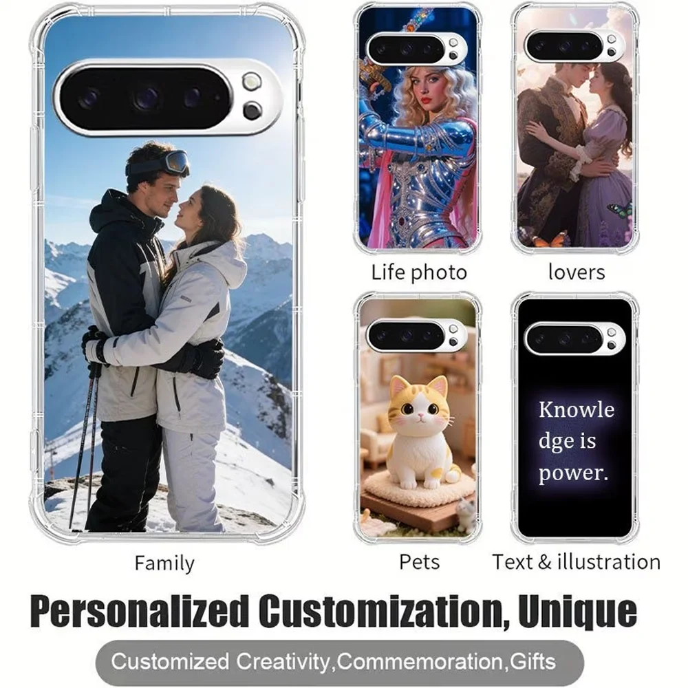 Personalized Pet Photo High-Transparency Soft Case - Durable and Shockproof Back Cover