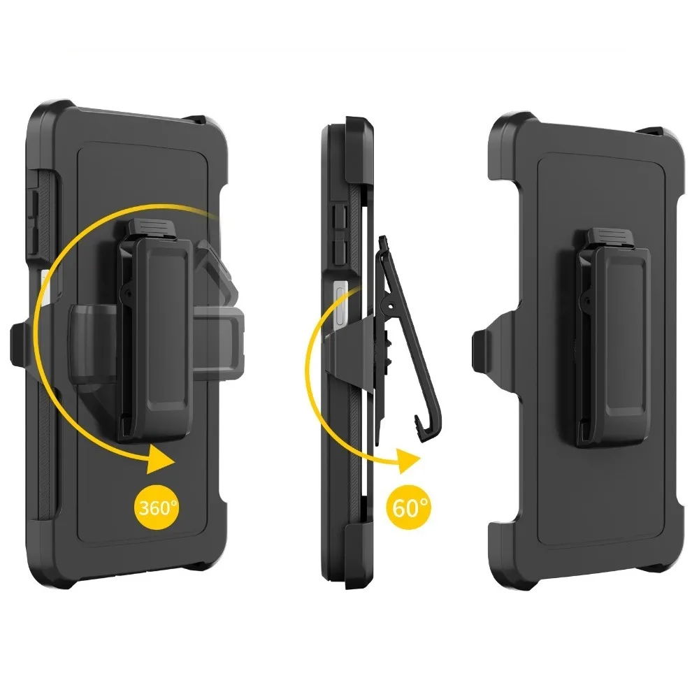 Rugged Anti-Drop Defender Phone Case with Clip Holder