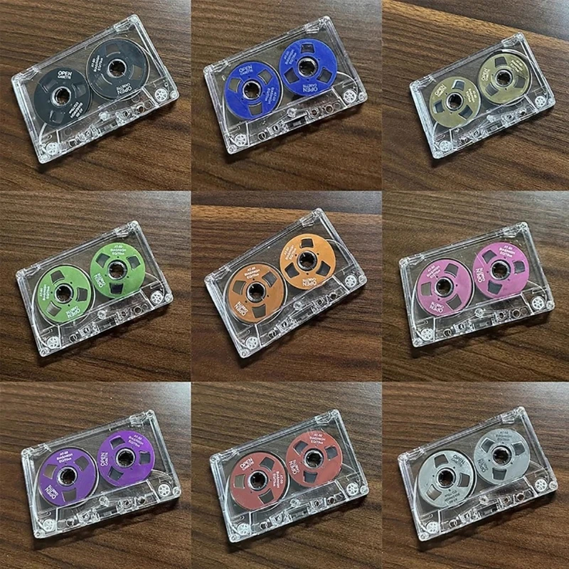 Double-sided Color Housing Empty Tape Metal Cassette Blank Tape Can Record 50 Minutes Professional Blank Cassette