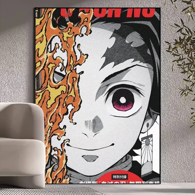 Tanjiro Demon Slayer' Poster, picture, metal print, paint by Sport Posters