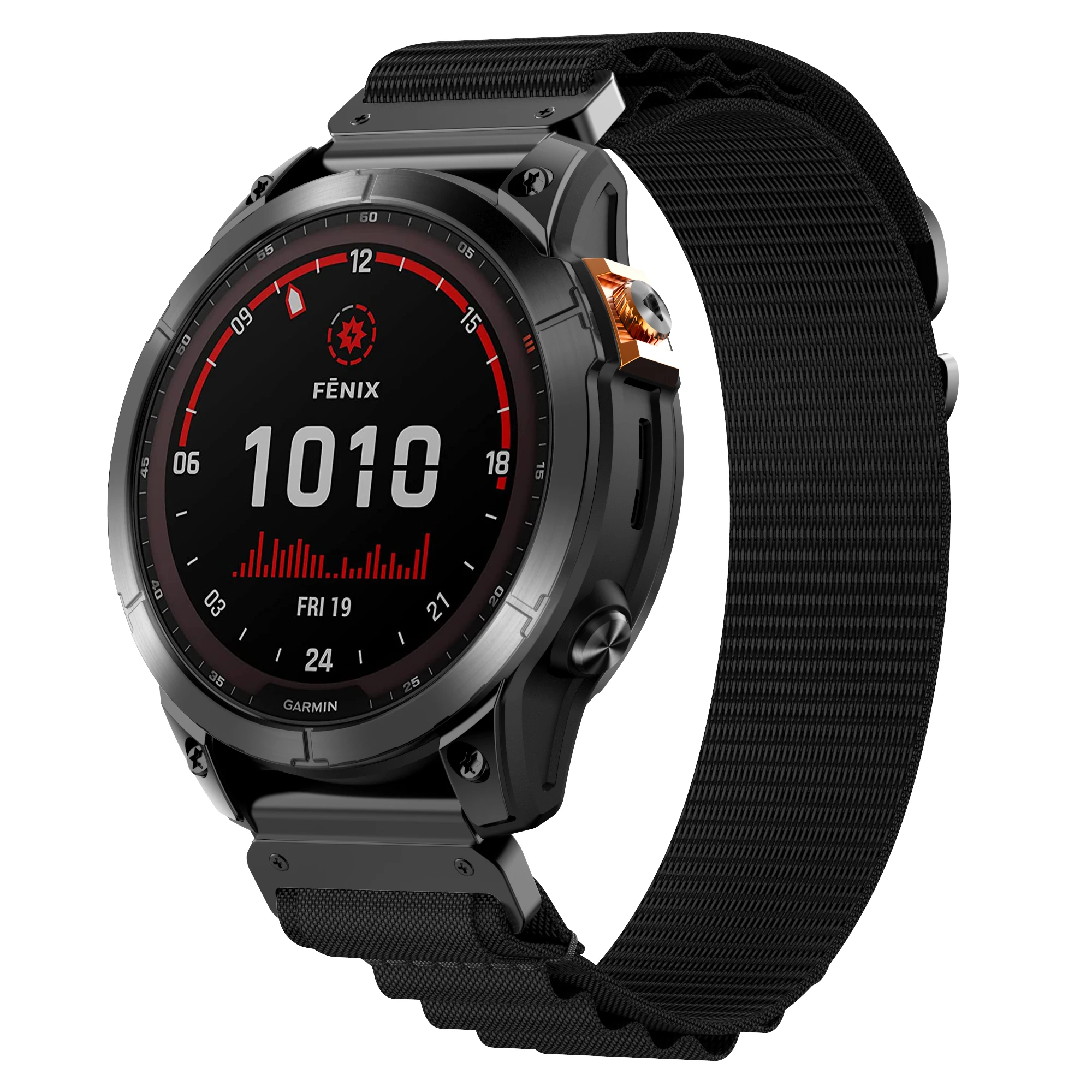 Durable QuickFit Outdoor Sports Nylon Watch Band - 22mm/26mm