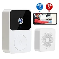 Sonnette vidéo WIFI, caméra sans fil, Vision nocturne IR, sécurité domestique intelligente, sonnette de porte HD, interphone bidirectionnel, changement vocal pour la maison 6