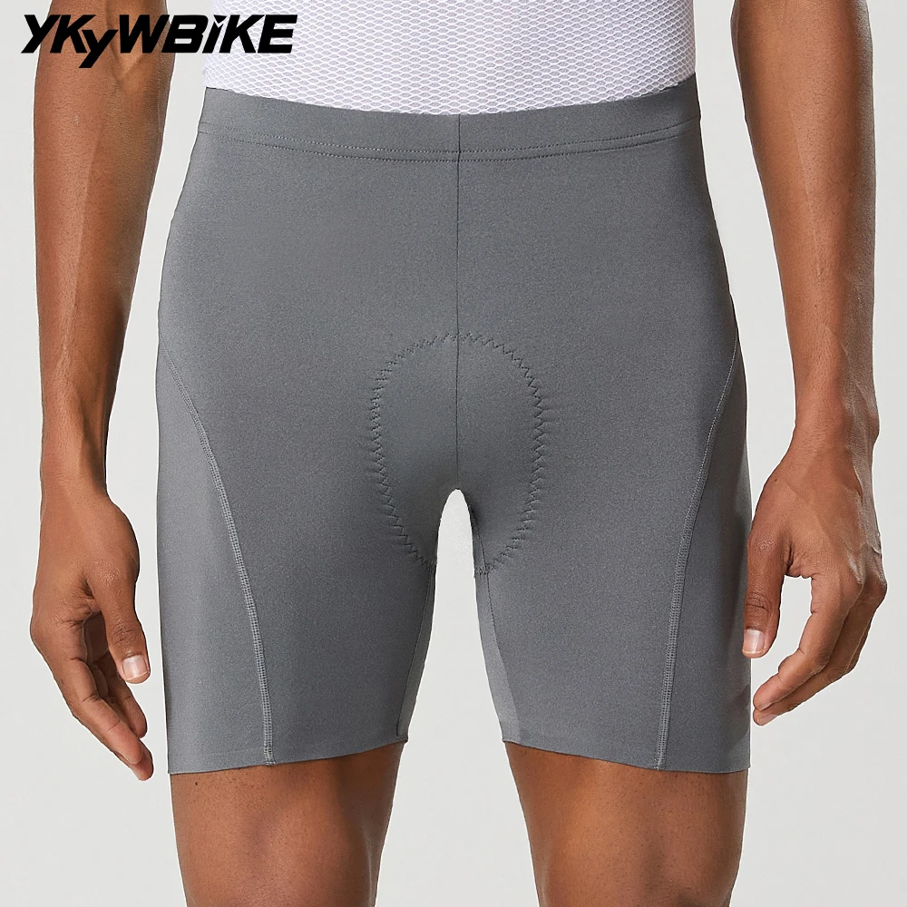 YKYWBIKE 남성용 사이클링 속옷 자전거 반바지, 로드 바이크 팬츠, 5D 패딩 반바지, MTB 라이너 반바지