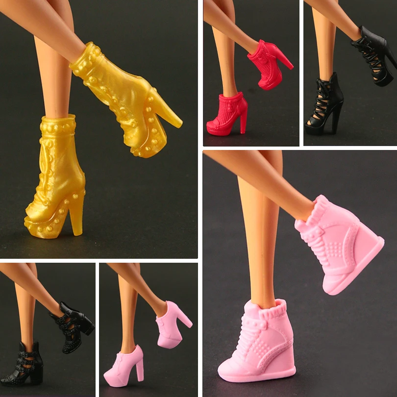 High-Heeled Shoes Fashion Crystal Shoes For Barbie Doll 15 Style Available