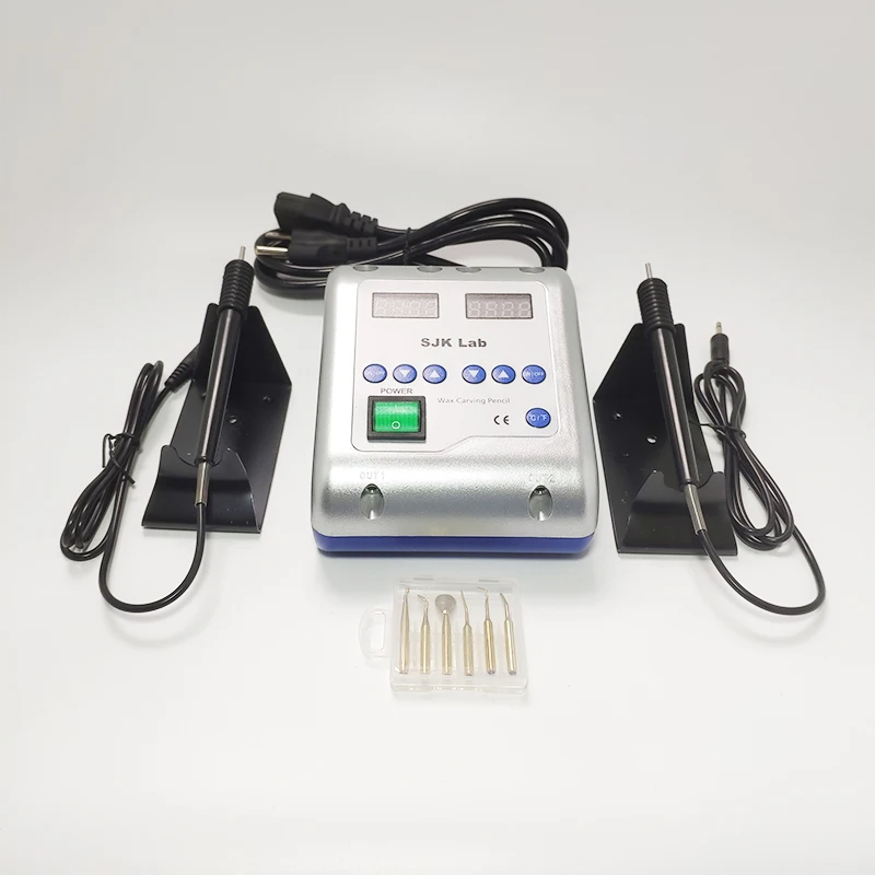 DentalLabElectricWaxerCarvingknifeMachineDoublePen6WaxTip