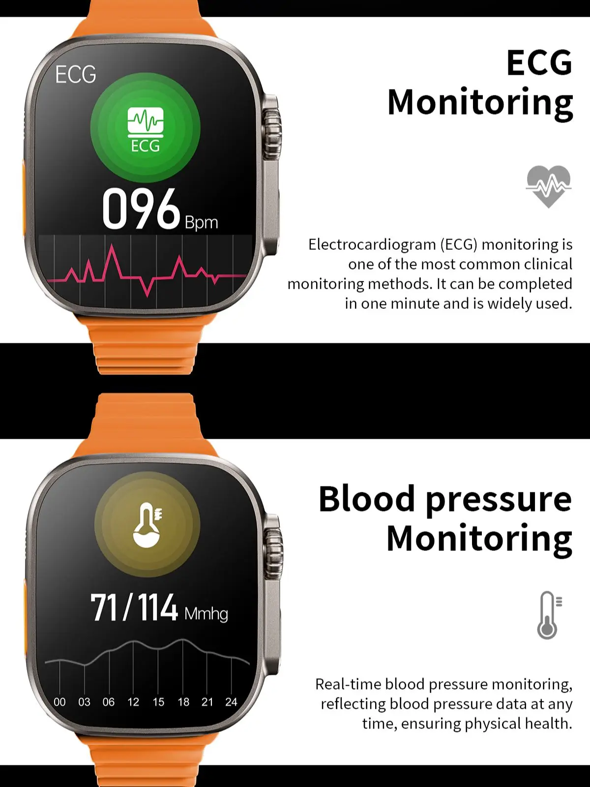2023 VWAR ZD8 Ʈ ƽ ÷ Ʈ ġ ø 8 ħ, ƼŸ ձ  ȭ, NFC ECG IP68  Ʈġ, 49mm