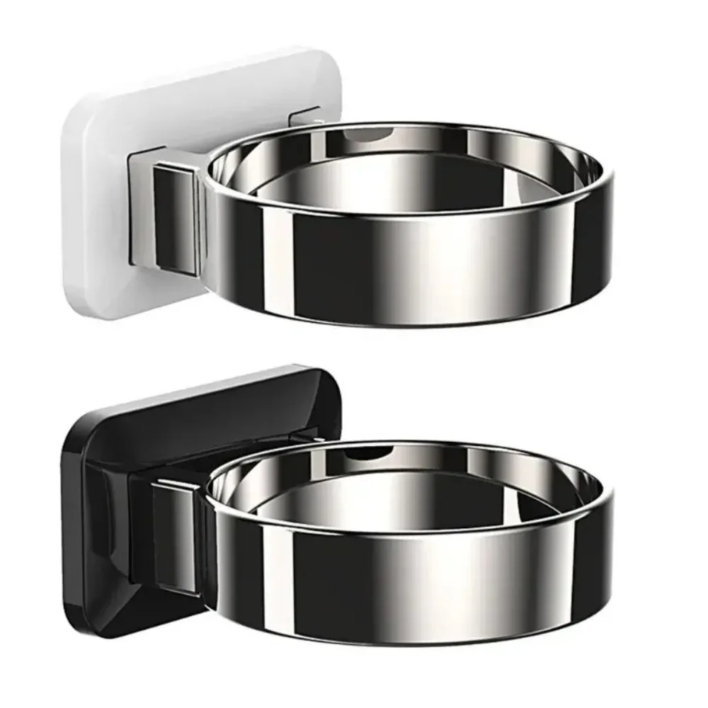 펀치없는 헤어 드라이어 보관함 벽걸이 형 헤어 드라이어 홀더 스탠드 선반 홈 욕실 드레싱 룸 드릴 주최자 없음