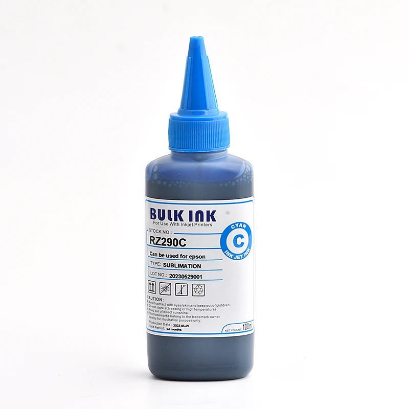 Sublimation Ink 100ml for epson ET-2720 ET-2760 ET-4700 ET-4760 ET-1500 WF3620 WF3640 WF7610 WF7620 WF7710 WF7720 F500 printers inkjet printer ink
