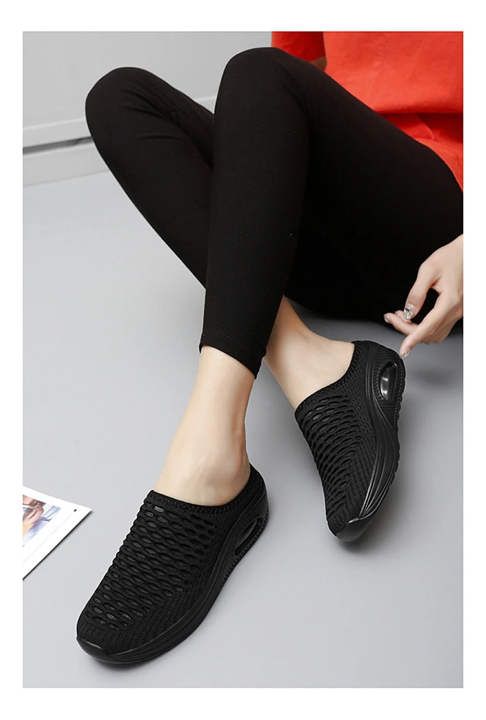 Healthy Nature Feel Air Cushion Slip-ons