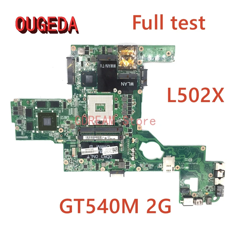 

Материнская плата OUGEDA 714WC 0714WC CN-0714WC DAGM6CMB8D0 для ноутбука Dell XPS L502X материнская плата HM67 DDR3 GT540M 2 Гб полный тест