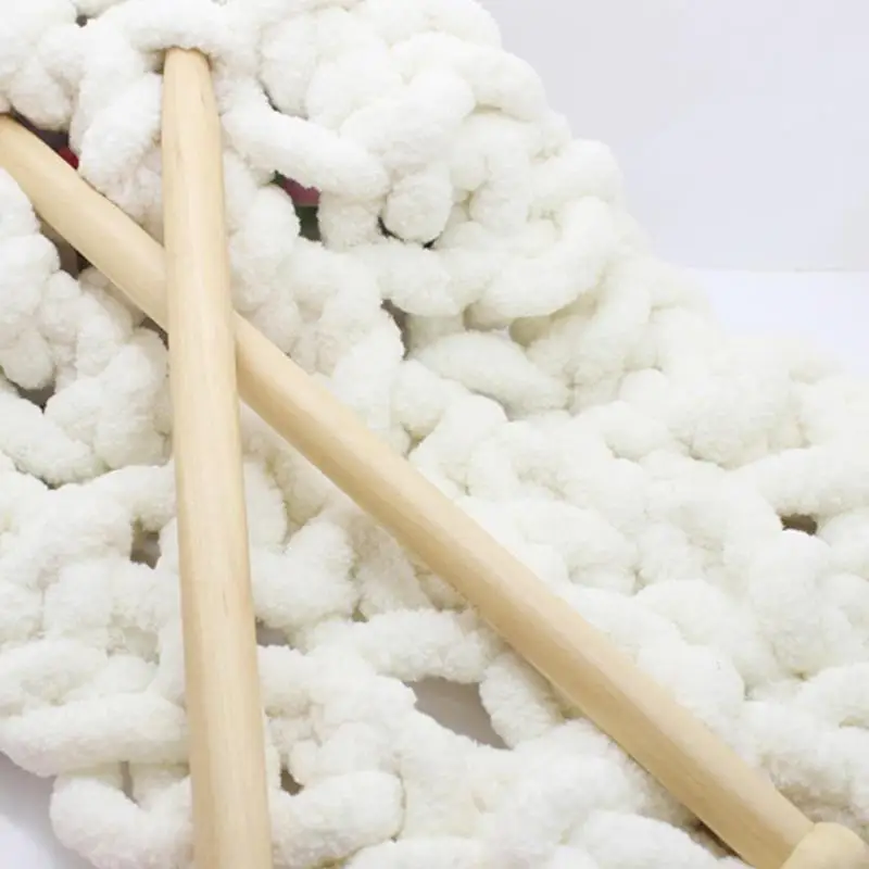DIY thick chenille yarn chunky wool soft fluffy crochet yarn handmade  blanket yarn for knitting sweater blanket yarn thickened - AliExpress