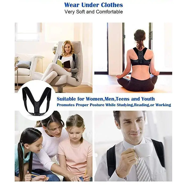 Body Shapers Clavicle Posture Corrector Shapewear Adult Children Back Support Belt Corset Orthopedic Brace Shoulder Correct