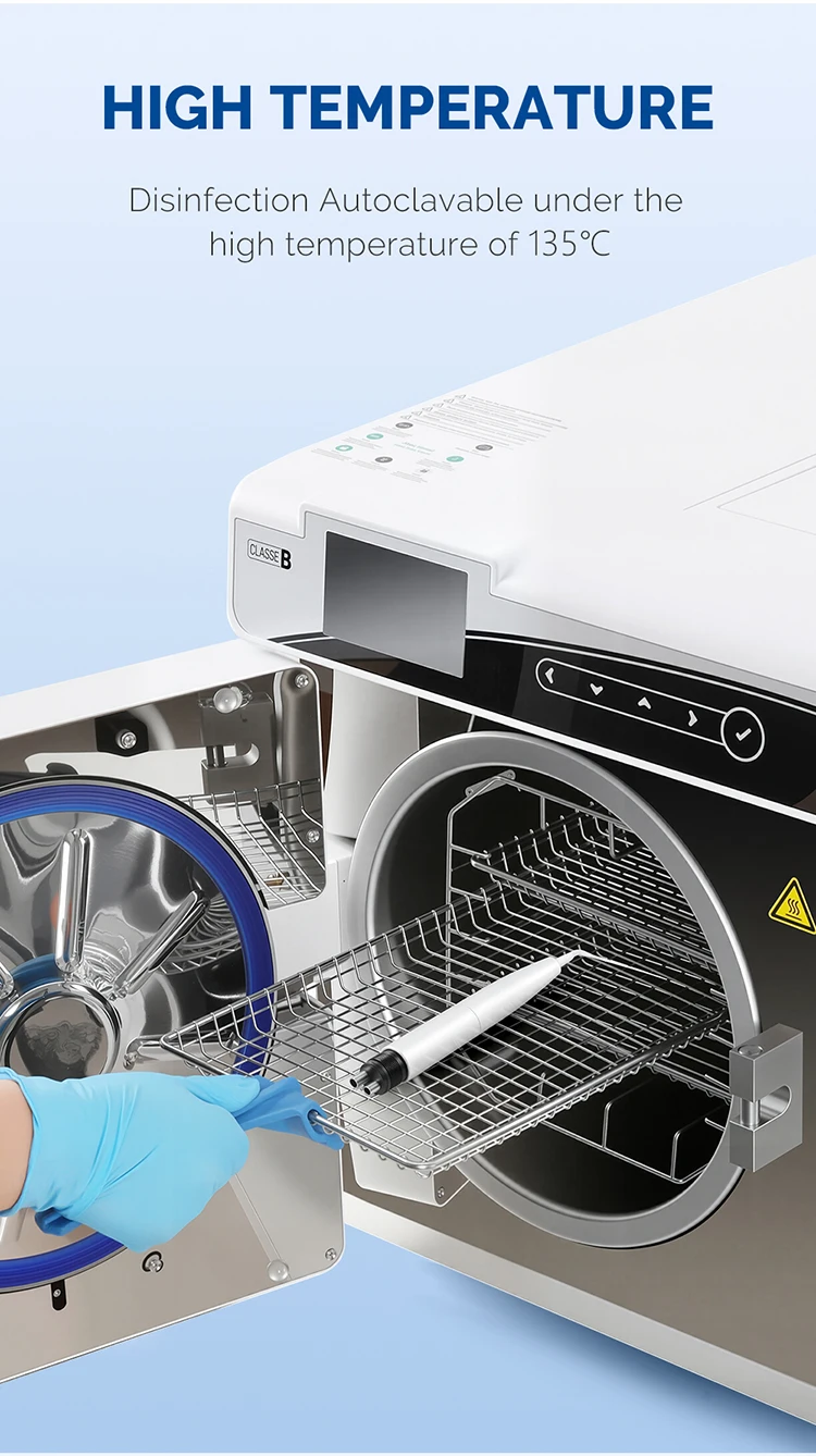 AZDENT Dental Air Scaler Handstück Aktivierung Bewässerung Perio Scaling mit 5 Stück Endodontie Kunststoffspitzen 2/4 Löcher Zahnmedizin – Detail 7