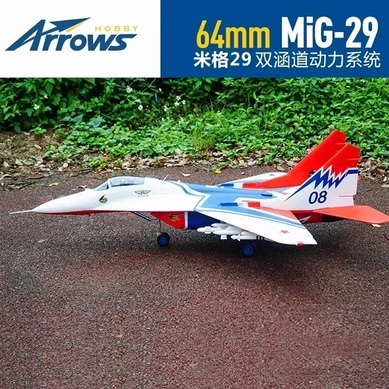 Model Aircraft Twin 64mmmig-29 Mig 29 Like Real Combat Show Aircraft Rc Plane Pnp Airplane Toy 2