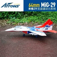 Model Aircraft Twin 64mmmig-29 Mig 29 Like Real Combat Show Aircraft Rc Plane Pnp Airplane Toy 2