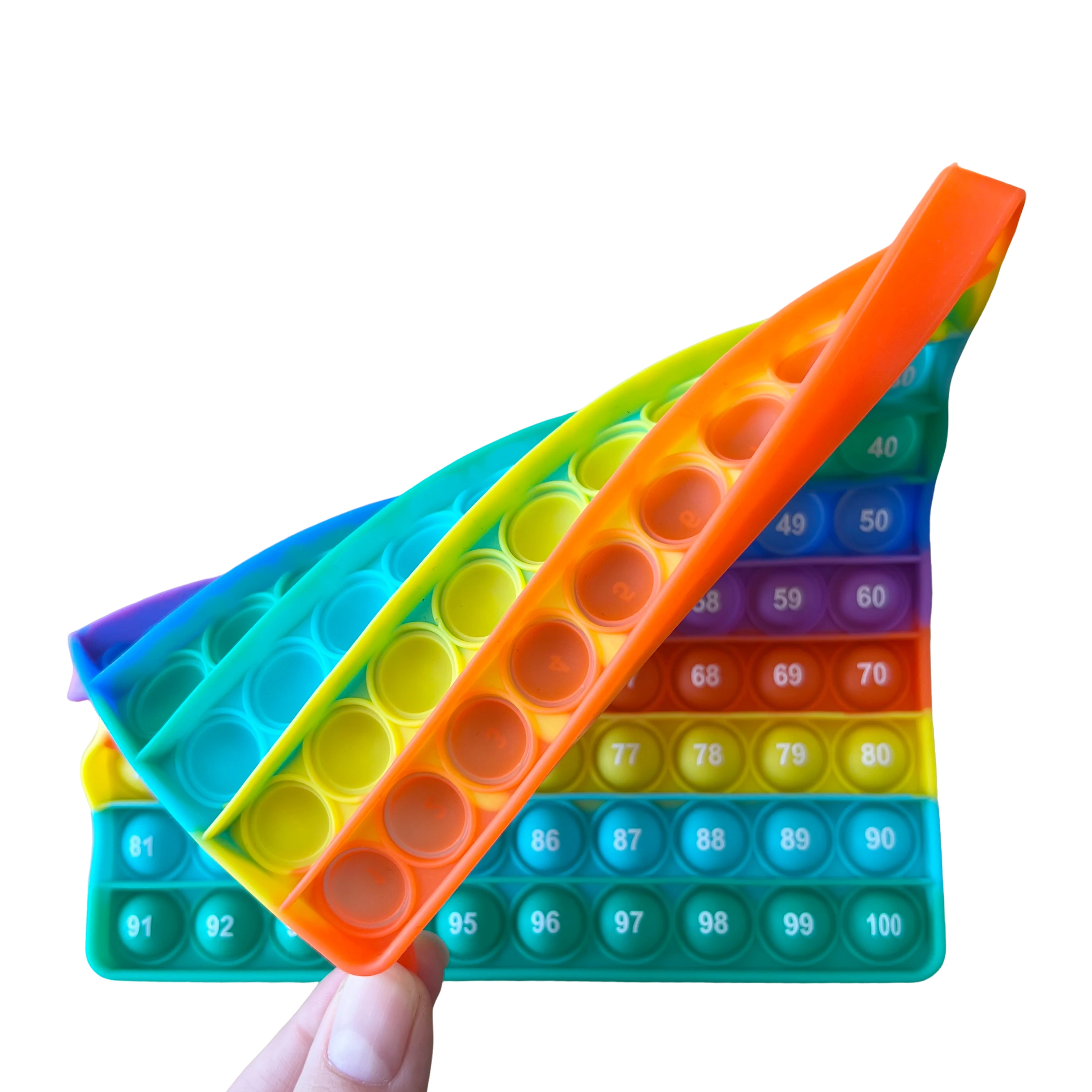 Interaktives Mathe-Lernspielzeug, Silikon-Zählbrett 1-100, sensorisches Zappelspiel für Kinder, pädagogisches Klassenzimmer – Detail 10
