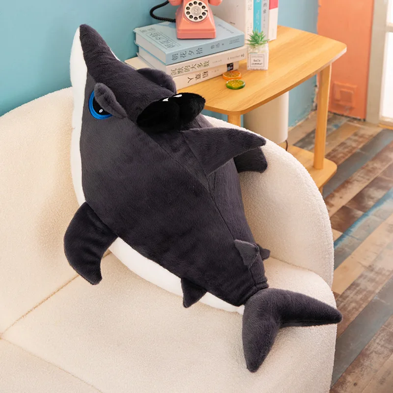 NewOcean Overlord Kawaii Pirate Shark Doll Bedroom Sofa Decoration Shark Pillow Plush Toy Children's Birthday Christmas Gift 4
