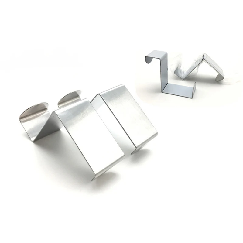 Storage hook Door hook Door Hanger Hook Stainless Steel Free Punching Cabinet Door Without Trace Clothes Hook Back Wall Mounted Hooks