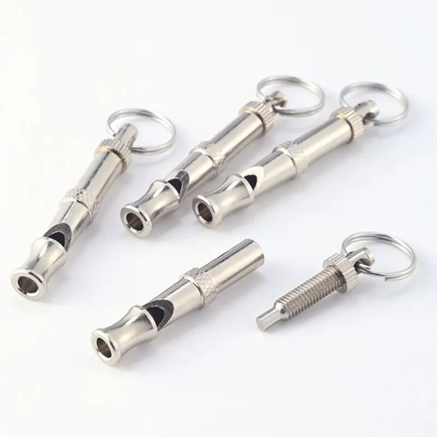 1pcs Adjustable Stainless Steel Dog Whistle Dog Trainer