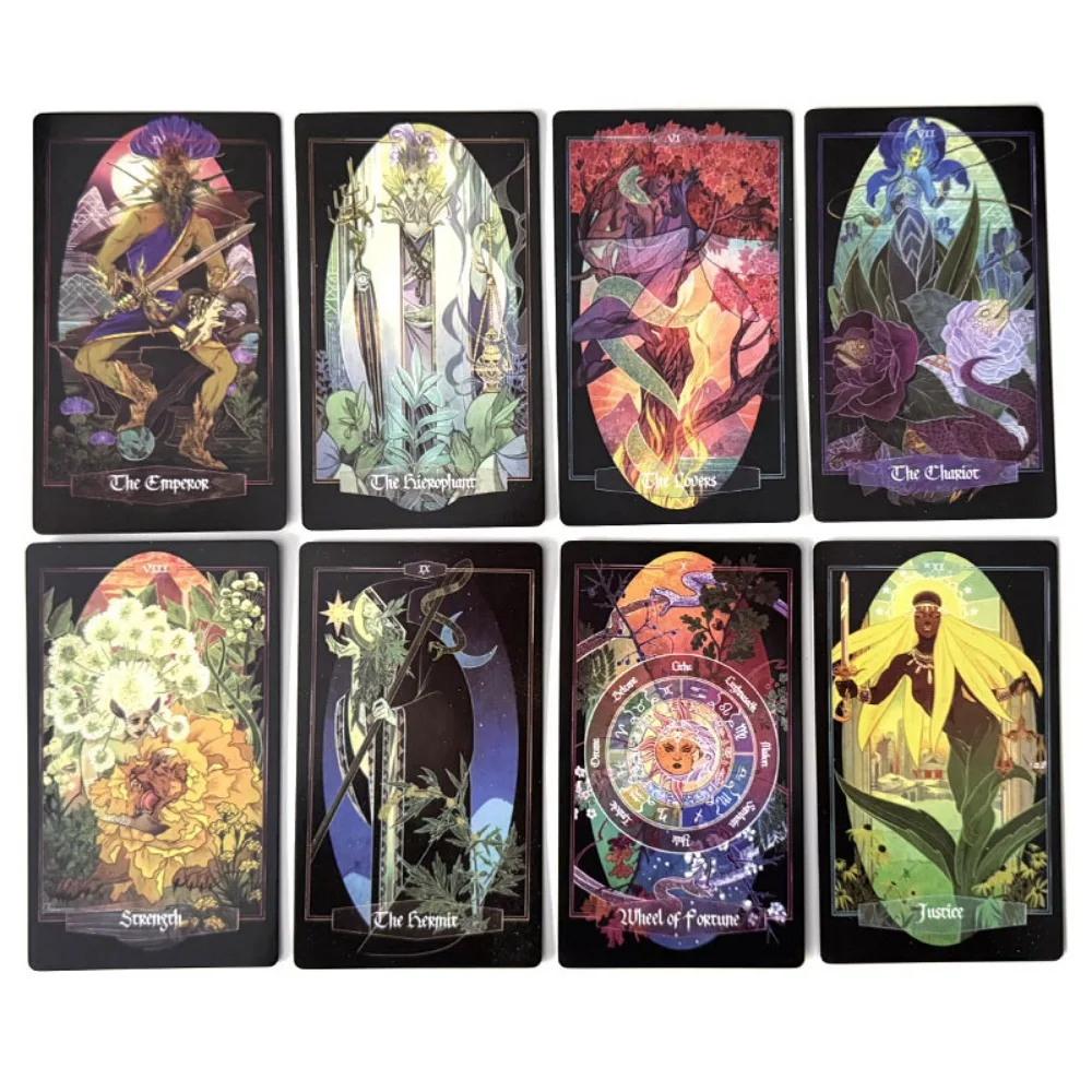 78 Pcs Tarot Cards The Children of Ostara Tarot Deck Based on RWS Lavishly Illustrated with Guidebook for Beginners 12*7cm 4