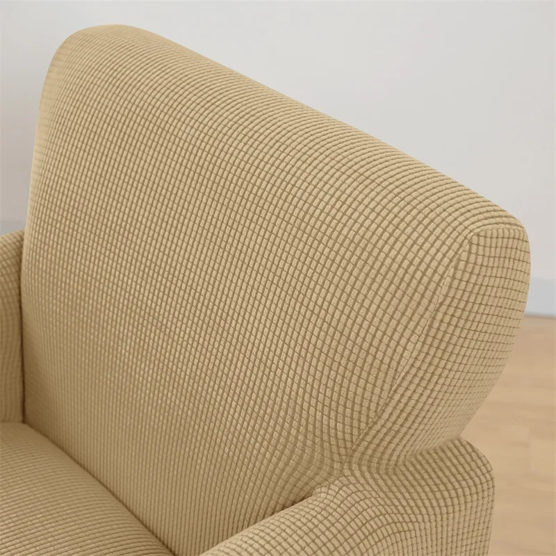 Stretch Club Chair Sofa Cover Polar Fleece Relax Armchair Slipcovers Single Seater Elastic Sofa Covers for Living Room Bar 5